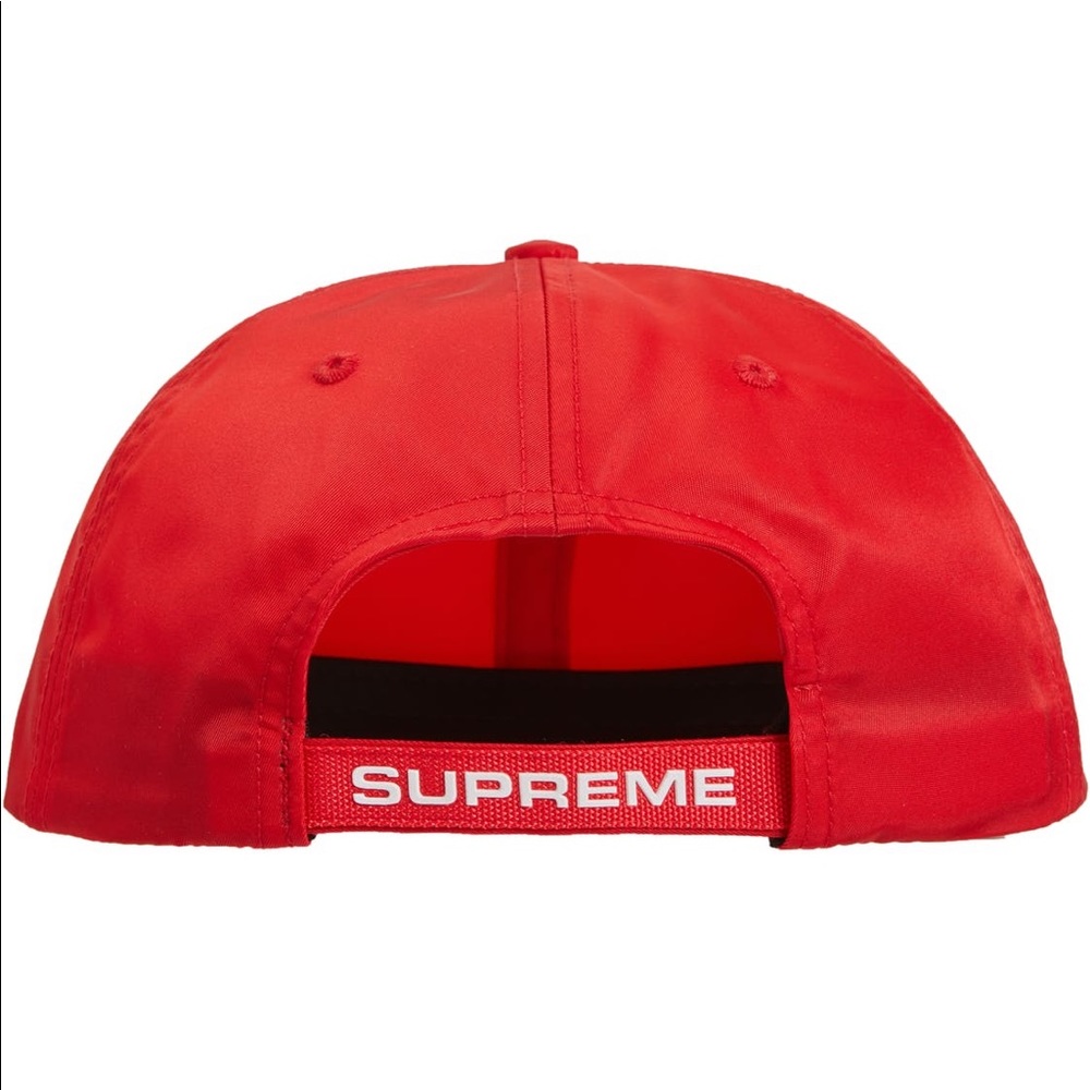 Supreme strap logo 6 panel hat Fw18